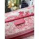 Migliore Repliche Dior Medium Dioriviera Book Tote Pink Toile de Jouy Embroidery Economiche Outlet Online