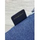 Replica perfetta Borsa Dior grande Book Tote Blue Denim Oblique Jacquard Imitazione Outlet Online