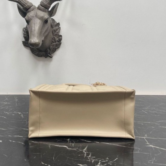 Replica perfetta Borsa Dior piccola book tote con tracolla Pelle di vitello macrocannage beige Imitazione Outlet Online