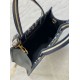 Miglior Falso Borsa tote Dior piccola per libri con tracolla in tela blu Dior Oblique Economiche Premium