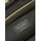 Miglior Falso Borsa tote Dior piccola per libri con tracolla in tela blu Dior Oblique Economiche Premium