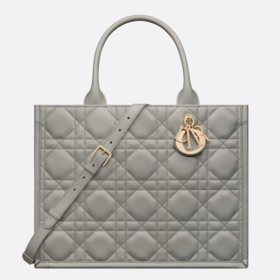 Perfette Qualità Repliche Dior Medium Book Tote Bag con tracolla Grigio Macrocannage Imitazione Miglior Falso Dior Medium Book Tote Bag con tracolla Grigio Macrocannage Economiche Premium