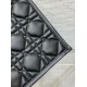 Miglior Falso Borsa tote Dior media a libro con tracolla Pelle di vitello macrocannage nera Economiche Premium