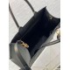 Miglior Falso Borsa tote Dior media a libro con tracolla Pelle di vitello macrocannage nera Economiche Premium