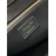 Miglior Falso Borsa tote Dior media a libro con tracolla Pelle di vitello macrocannage nera Economiche Premium