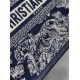Perfette Qualità Repliche Borsa tote media Dior Book con tracolla Ricamo invertito Toile de Jouy Imitazione
