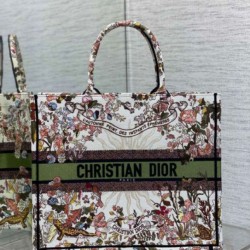 Perfette Qualità Repliche Borsa tote grande Dior Book Ricamo Dior 4 Saisons Automne Soleil Imitazione