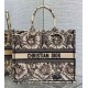 Replica perfetta Borsa tote grande per libri Dior Beige Ricamo Toile de Jouy Soleil Imitazione Outlet Online