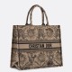 Replica perfetta Borsa tote grande per libri Dior Beige Ricamo Toile de Jouy Soleil Imitazione Outlet Online