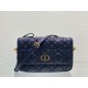 Miglior Falso Pouch Dior Caro Pelle di vitello Cannage nera Economiche Premium