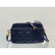 Miglior Falso Pouch Dior Caro Pelle di vitello Cannage nera Economiche Premium