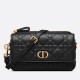 Miglior Falso Pouch Dior Caro Pelle di vitello Cannage nera Economiche Premium