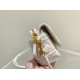 Replica perfetta Pouch Dior Caro In pelle di vitello Cannage bianca Imitazione Outlet Online