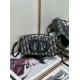 Perfette Qualità Repliche Dior CD Signature Mini Bag Blue Oblique Jacquard Imitazione