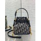 Miglior Falso Dior C'est Small Bag Blue Oblique Jacquard Economiche Premium