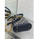 Miglior Falso Dior C'est Small Bag Blue Oblique Jacquard Economiche Premium