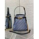 Replica perfetta Borsa Dior C'est Media Jacquard Blu Denim Obliquo Imitazione Outlet Online