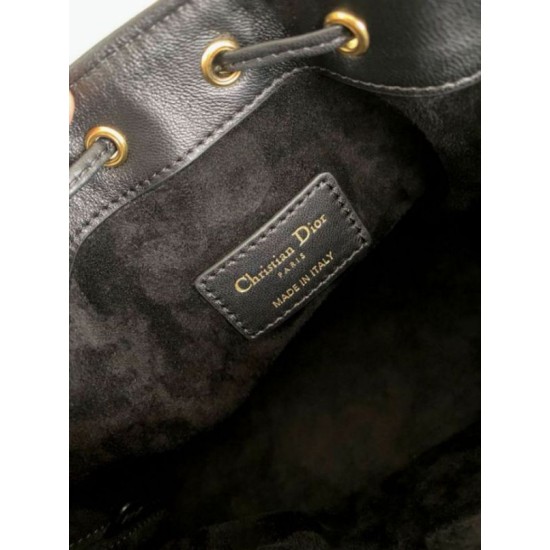 Perfette Qualità Repliche Borsa a Secchiello Dior Piccola Jolie Pelle di Agnello Macrocannage Nero Imitazione Replica perfetta Borsa a Secchiello Dior Piccola Jolie Pelle di Agnello Macrocannage Nero Imitazione Outlet Online