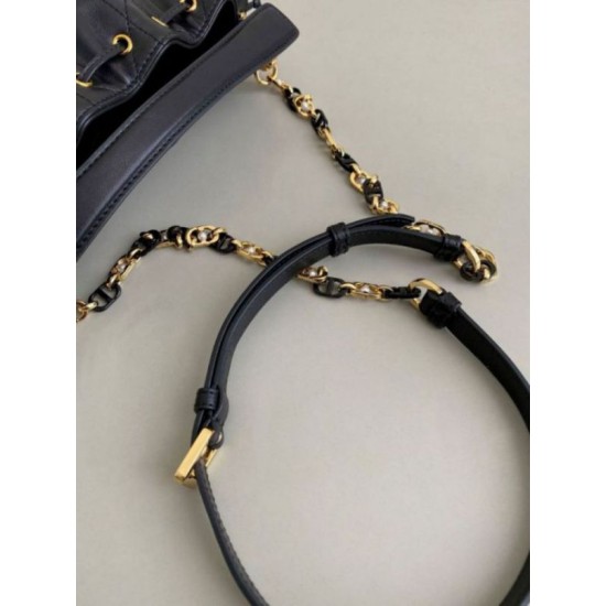 Perfette Qualità Repliche Borsa a Secchiello Dior Piccola Jolie Pelle di Agnello Macrocannage Nero Imitazione Replica perfetta Borsa a Secchiello Dior Piccola Jolie Pelle di Agnello Macrocannage Nero Imitazione Outlet Online