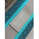 Miglior Falso Dior Dioriviera Lady D-Lite Medium Bag Raffia con ricamo Toile de Jouy Sauvage verde Economiche Premium