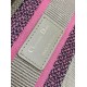 Replica perfetta Dior Dioriviera Lady D-Lite Medium Bag Raffia con ricamo Toile de Jouy Sauvage rosa Imitazione Outlet Online