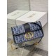 Miglior Falso Borsa Dior 30 Montaigne East-West con catena Blue Denim Oblique Jacquard Economiche Premium