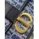 Miglior Falso Borsa Dior 30 Montaigne East-West con catena Blue Denim Oblique Jacquard Economiche Premium