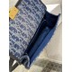 Miglior Falso Borsa Dior 30 Montaigne East-West con catena Blue Denim Oblique Jacquard Economiche Premium