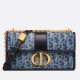 Miglior Falso Borsa Dior 30 Montaigne East-West con catena Blue Denim Oblique Jacquard Economiche Premium