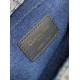 Miglior Falso Borsa Dior 30 Montaigne East-West con catena Blue Denim Oblique Jacquard Economiche Premium
