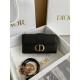 Miglior Falso Borsa Dior 30 Montaigne East-West con catena Pelle di vitello nera Economiche Premium