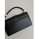 Miglior Falso Borsa Dior 30 Montaigne East-West con catena Pelle di vitello nera Economiche Premium