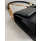 Miglior Falso Borsa Dior 30 Montaigne East-West con catena Pelle di vitello nera Economiche Premium