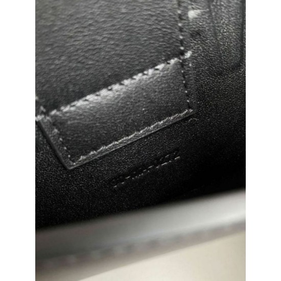 Miglior Falso Borsa Dior 30 Montaigne East-West con catena Pelle di vitello nera Economiche Premium