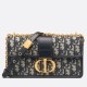 Miglior Falso Borsa Dior 30 Montaigne East-West con catena Jacquard obliquo blu Economiche Premium