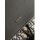 Perfette Qualità Repliche Zaino Dior Saddle con Patta Jacquard Beige Obliquo Imitazione