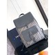 Perfette Qualità Repliche Zaino Dior Saddle con Patta Jacquard Grigio Obliquo Imitazione