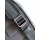 Perfette Qualità Repliche Zaino Dior Saddle con Patta Jacquard Grigio Obliquo Imitazione