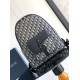 Migliore Repliche Dior Saddle Zaino con cerniera Beige Oblique Jacquard Economiche Outlet Online