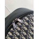 Migliore Repliche Dior Saddle Zaino con cerniera Beige Oblique Jacquard Economiche Outlet Online