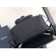 Migliore Repliche Dior Saddle Zaino con cerniera Nero Oblique Jacquard Economiche Outlet Online