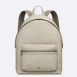 Migliore Repliche Dior Rider 2.0 Zaino con cerniera Beige Gravity Economiche Outlet Online