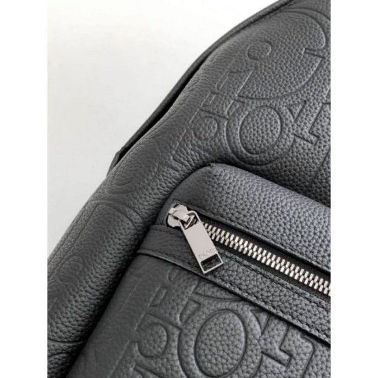 Perfette Qualità Repliche Dior Rider 2.0 Zaino con cerniera Gravity Nero Imitazione