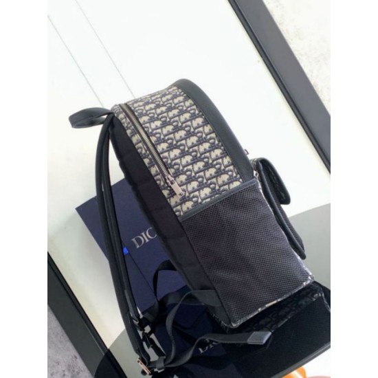 Miglior Falso Dior 8 Backpack Beige and Black Dior Oblique Jacquard Economiche Premium
