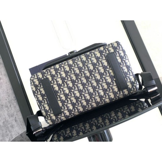 Miglior Falso Dior 8 Backpack Beige and Black Dior Oblique Jacquard Economiche Premium