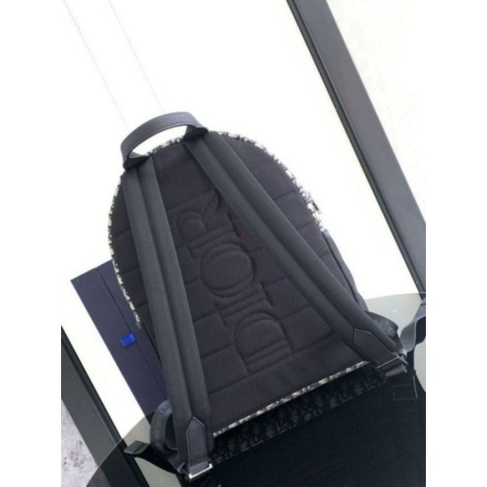 Miglior Falso Dior 8 Backpack Beige and Black Dior Oblique Jacquard Economiche Premium
