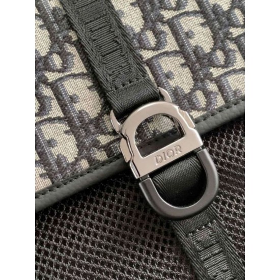 Miglior Falso Dior 8 Backpack Beige and Black Dior Oblique Jacquard Economiche Premium