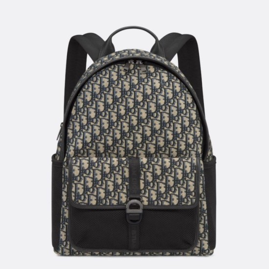 Miglior Falso Dior 8 Backpack Beige and Black Dior Oblique Jacquard Economiche Premium
