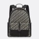 Miglior Falso Dior 8 Backpack Beige and Black Dior Oblique Jacquard Economiche Premium