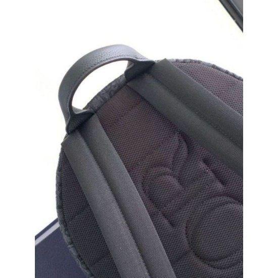 Migliore Repliche Dior 8 Backpack Black Dior Oblique Jacquard Economiche Outlet Online